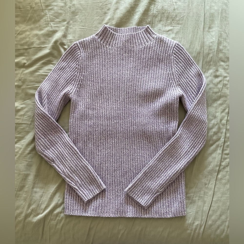 Uniqlo Ribbed Mock Neck Sweater